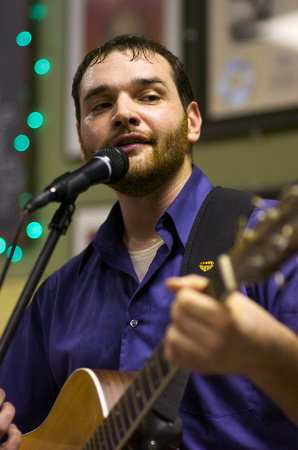 Chris Jankoski at Grover's Mill Coffee House
