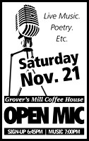 Grover's Mill Coffee 11/21/09